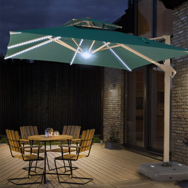 Hydraulic Instant Open and Close Aluminum Patio Umbrella detail1