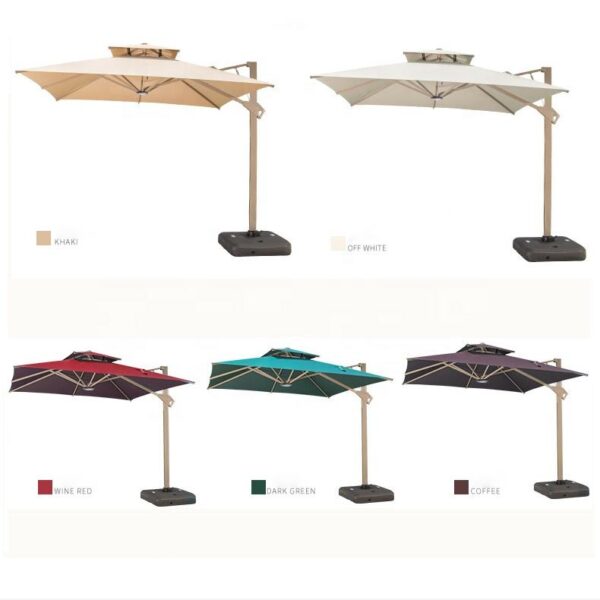 Hydraulic Instant Open and Close Aluminum Patio Umbrella detail4