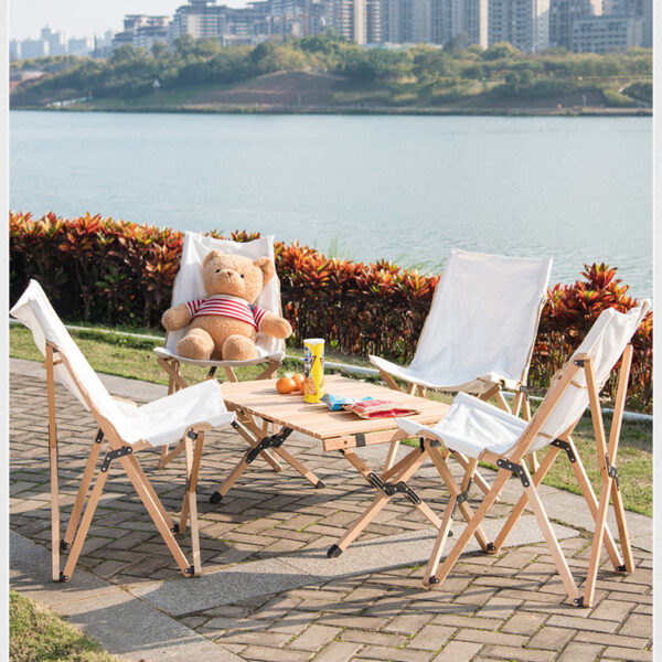 Factory Price Picnic Table Adjustable for Outdoor with Foldable Chair 5 pcs Camping Durable Table And Chair Set outdoor furniture manufactuer in China