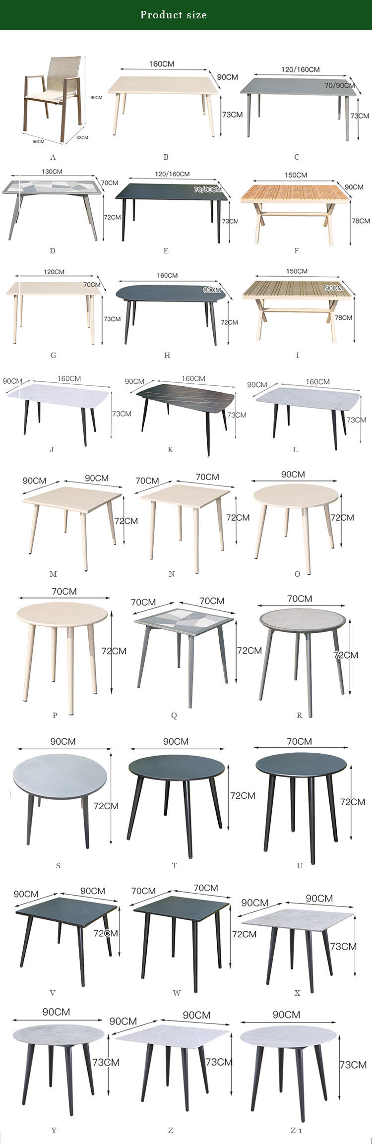 Polywood Dining Set Outdoor Waterproof Patio Garden Bistro beige Table Sets 6pcs Chairs Outdoor Restaurant Furniture outdoor furniture manufactuer in China