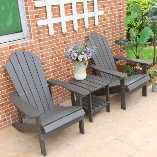 Polywood Adirondack Chairs wholesale hdpe Adirondack Chair Outdoor Furniture Garden Chairs and Tables outdoor furniture manufactuer in China