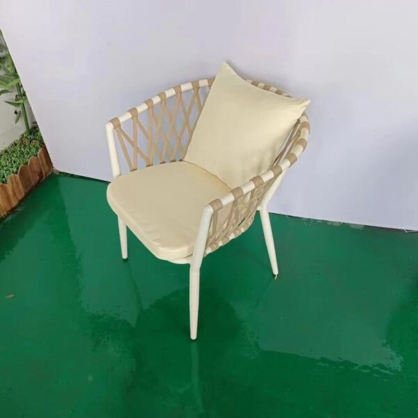 US Dollar 42 to Get Cane Sofa Chair High -end Hotel Restaurant Rope Rattan Chair outdoor furniture manufactuer in China