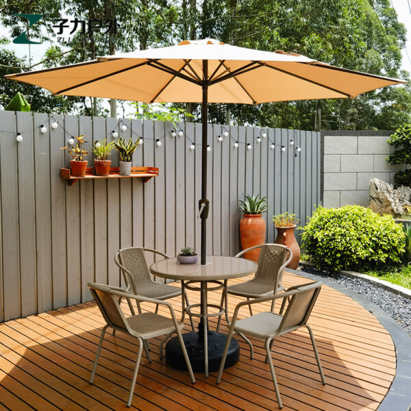 2 chair patio set with umbrella