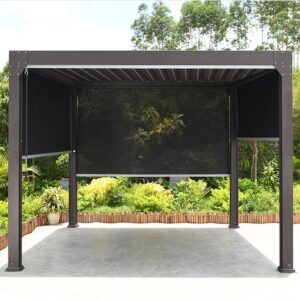 Aluminum Louvered Pergola with Sides