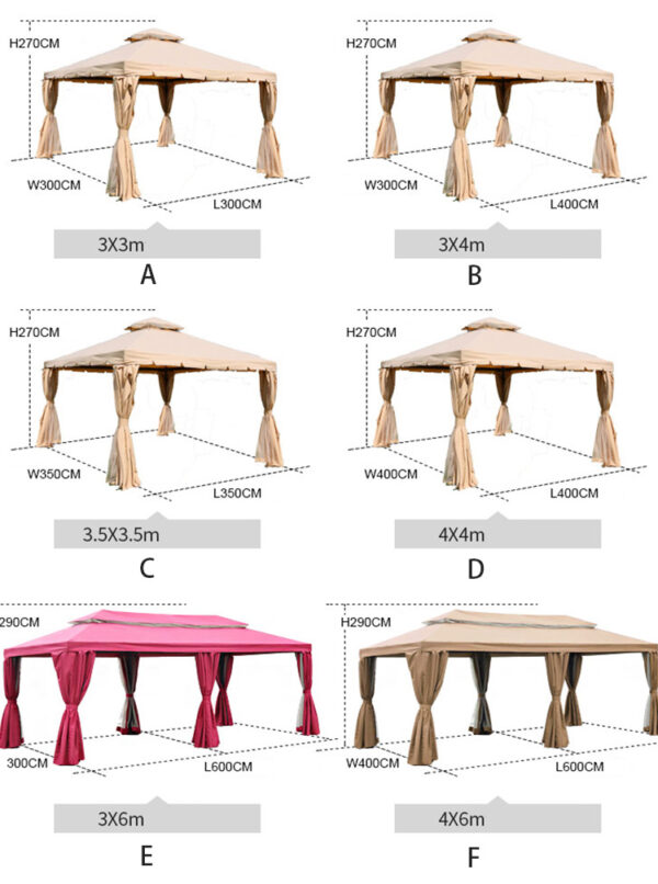 Gazebo with Mosquito Netting – Ultimate Outdoor Protection and Comfort outdoor furniture manufactuer in China