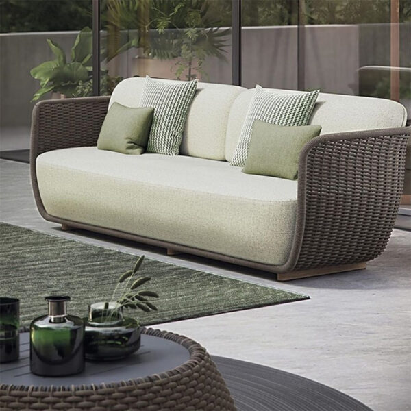 Outdoor Wicker Sofa