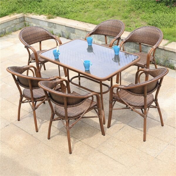 Outdoor Rattan Dining Set