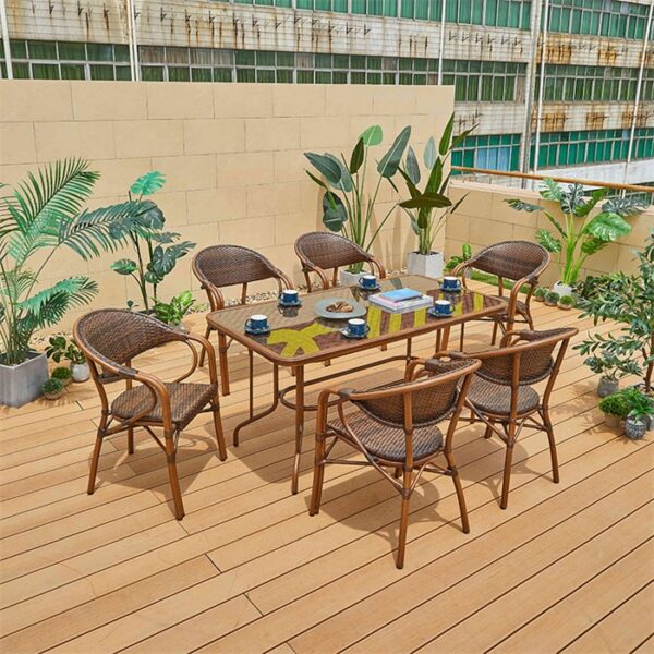 Outdoor Rattan Dining Set