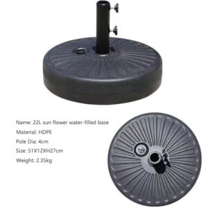 20kg Market Parasol Plastic Base