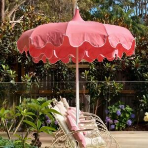 Pink Pagoda Patio Umbrella