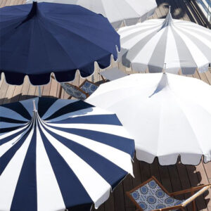 Luxury Outdoor Pagoda Patio Umbrella & Base