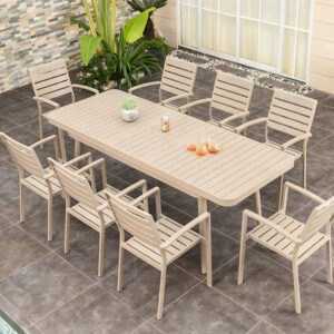 Extending Dining Table and Chairs Set