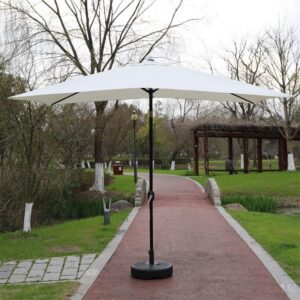 2x3m All-weather Rectangular Patio Umbrella