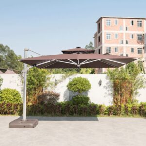 High-End Offset Outdoor Sunshade maroon