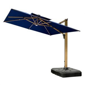 Luxury Navy Color Sun Umbrella