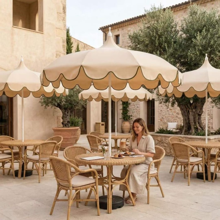 pagoda umbrella for Outdoor Restaurant